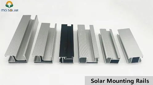 Rooftop Solar Panel Mounting Heavy Duty Roof Rails Aluminum PV Rail System