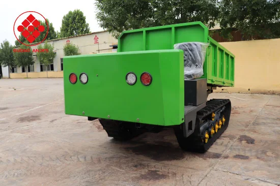 High Efficiency 5ton Crawler Dump Truck Rubber Track Motor Walking System