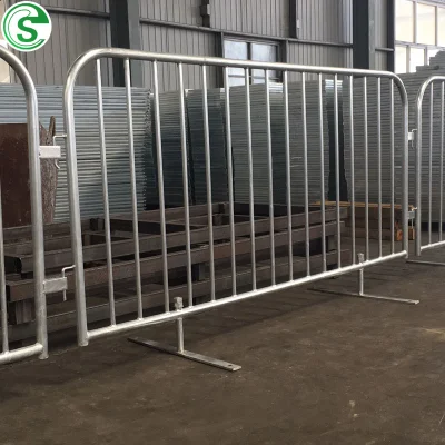 Temporary Metal Fencing Crowd Control Barriers Road Safety Barriers