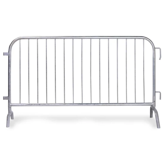 Detached Feet Galvanised Traffic Road Safety Pedestrian Crowd Control Barrier